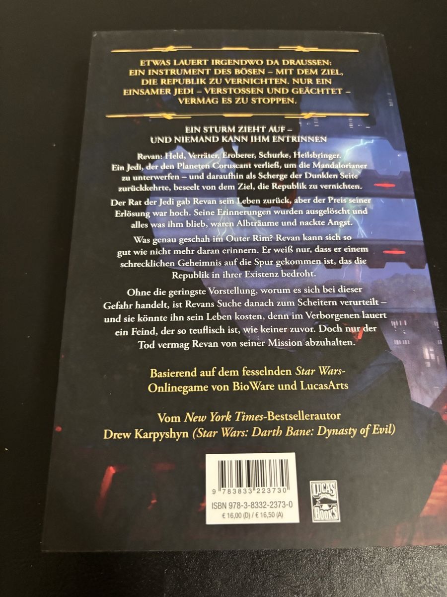 Libri: Star Wars The Old Republic Revan Buch – Nuovo (secondo la descrizione) da Luzern venduto da Armastra 1