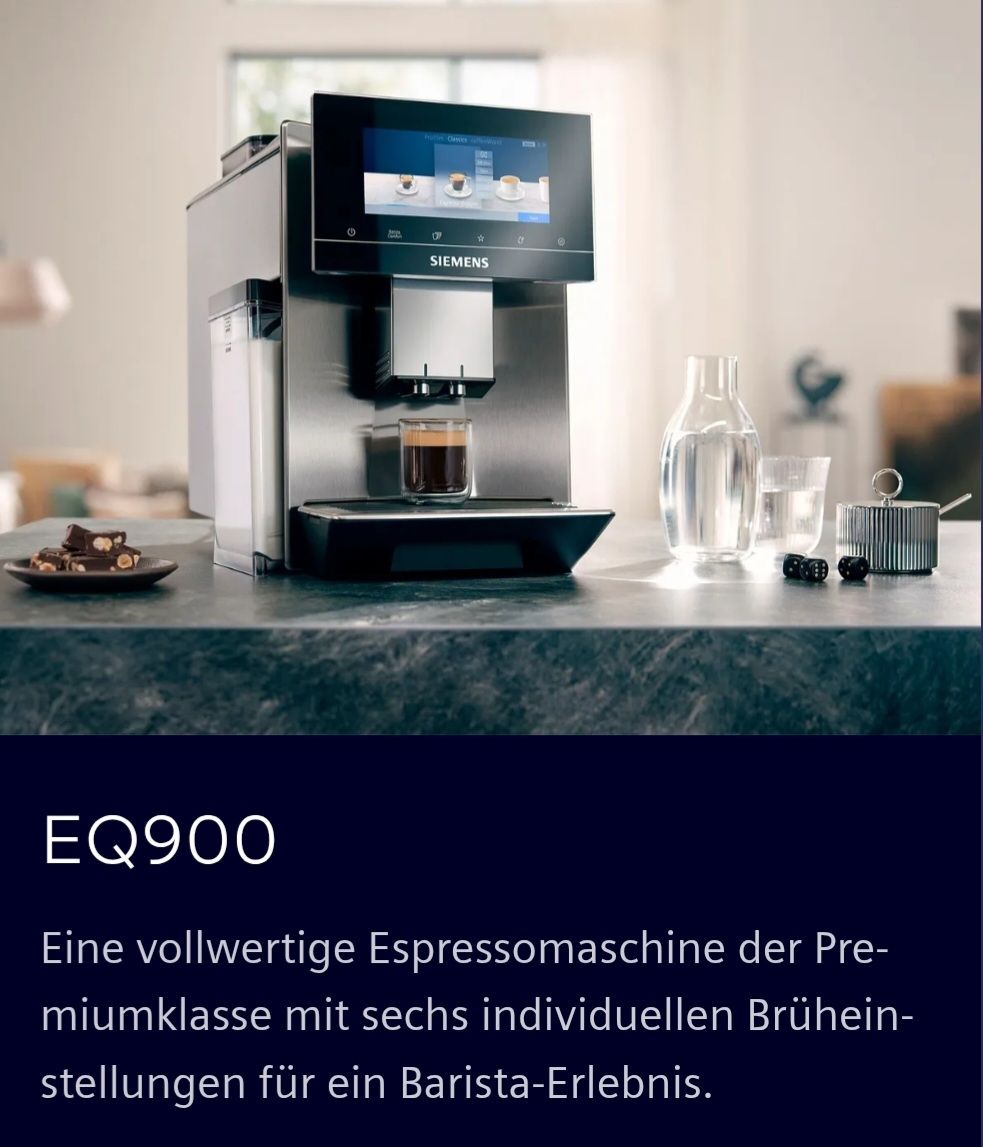 Siemens Macchine per caffè & Macchine per espresso: Siemens EQ900 (tq907df5) – Nuovo e nell'imballaggio originale da Chur venduto da Etvanessa 4