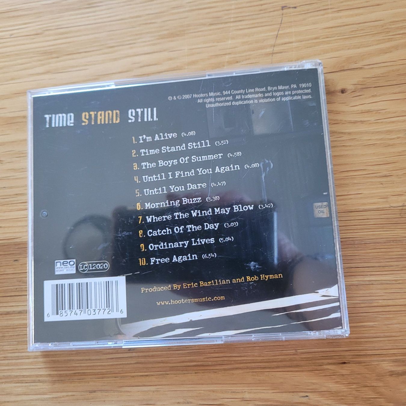 CD: CD The Hooters Time Stand Still – Usato da Biel/Bienne venduto da Destockweb 2
