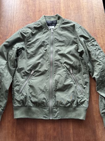 H&M Bomber Jacke ungefüttert, Khaki