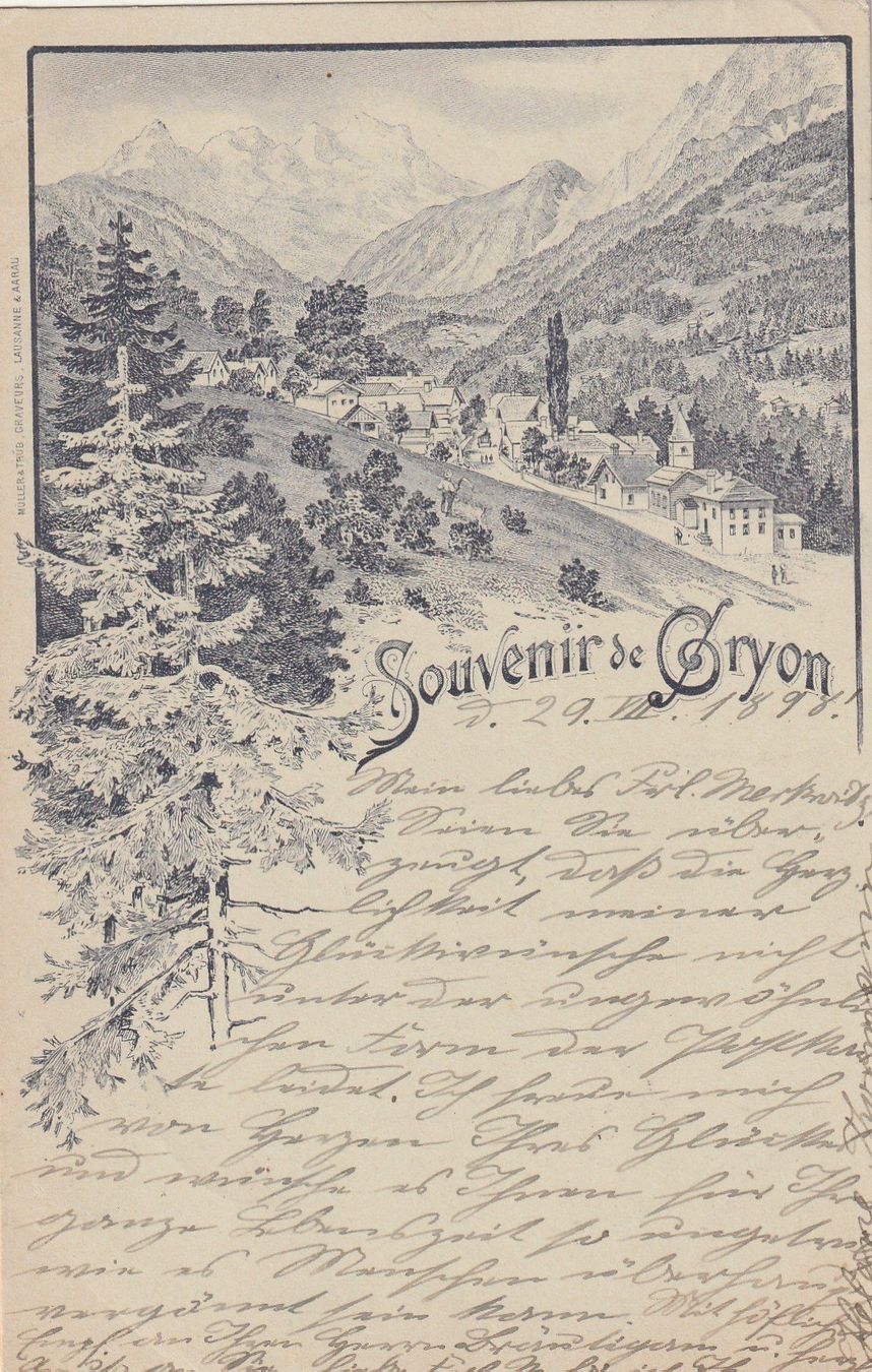 Cartoline postali: Gryon Litho – Usato da Rorschacherberg venduto da fratovi2