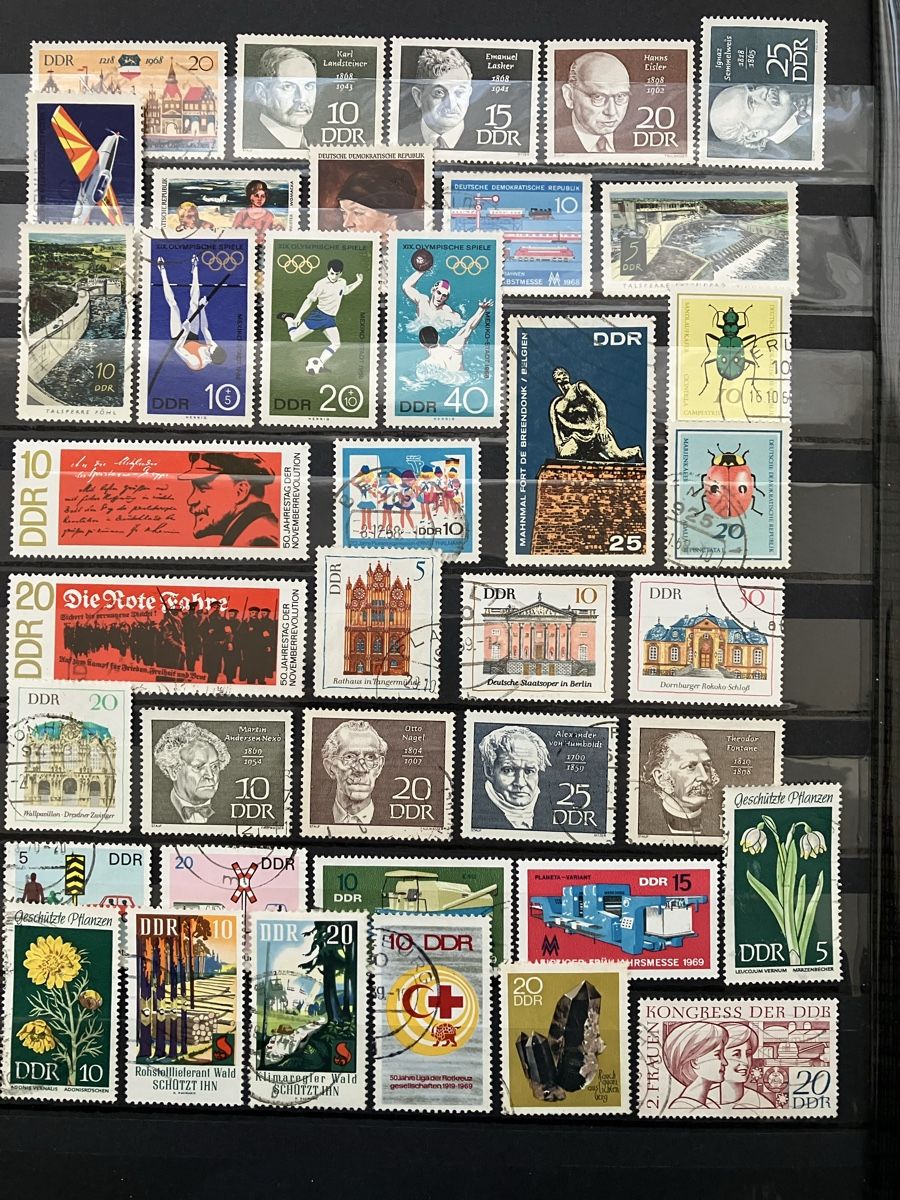 Tutti i francobolli: Deutschland DDR gest/postfr 6s 1966-70 – Usato da Cham venduto da Diablo1232 3