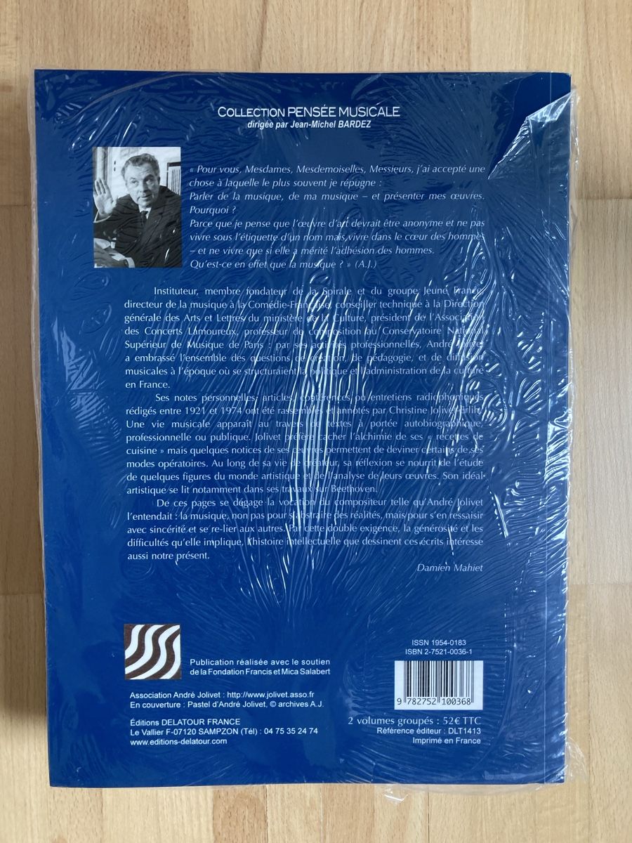 Libri: A. Jolivet - Écrits (Vol. I & II) – Nuovo e nell'imballaggio originale da Affoltern am Albis venduto da frandr395 1