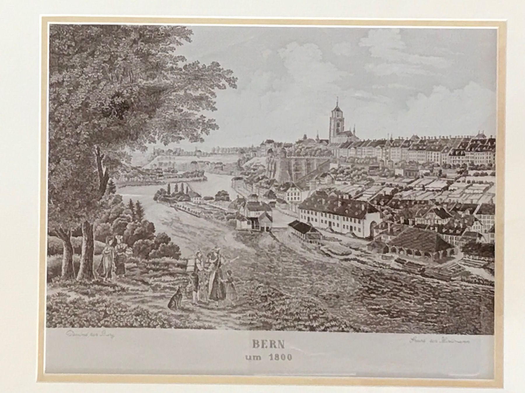 Foto & Immagini: Seidenbild Stadt Bern – Usato da Zofingen venduto da Mephista10 1