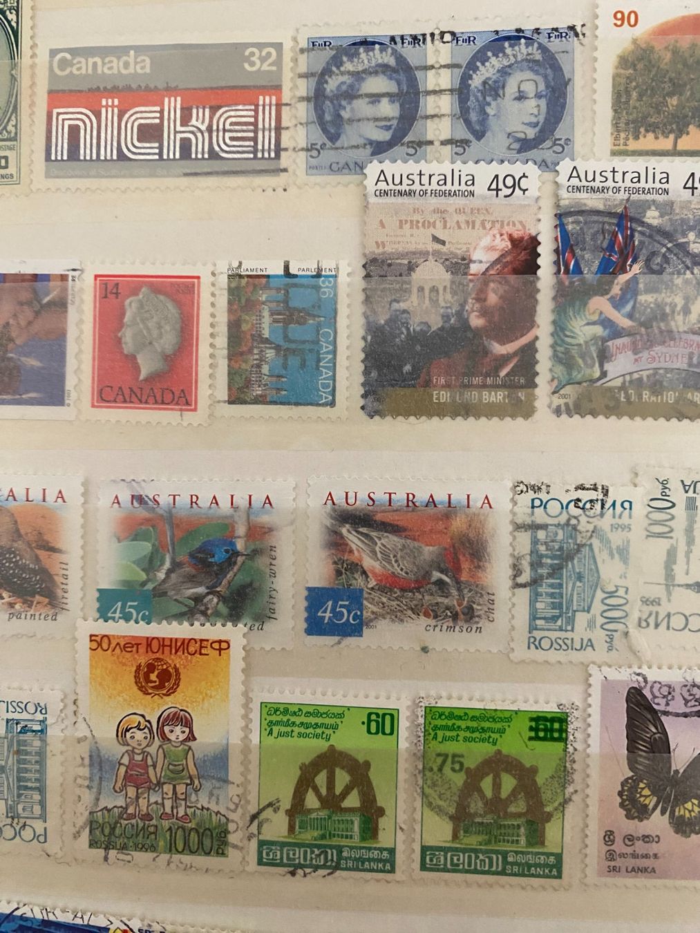 Tous les timbres: Briefmarken-Sammlung aus  Welt, – D'occasion à matten b. interlaken par jfran17 6