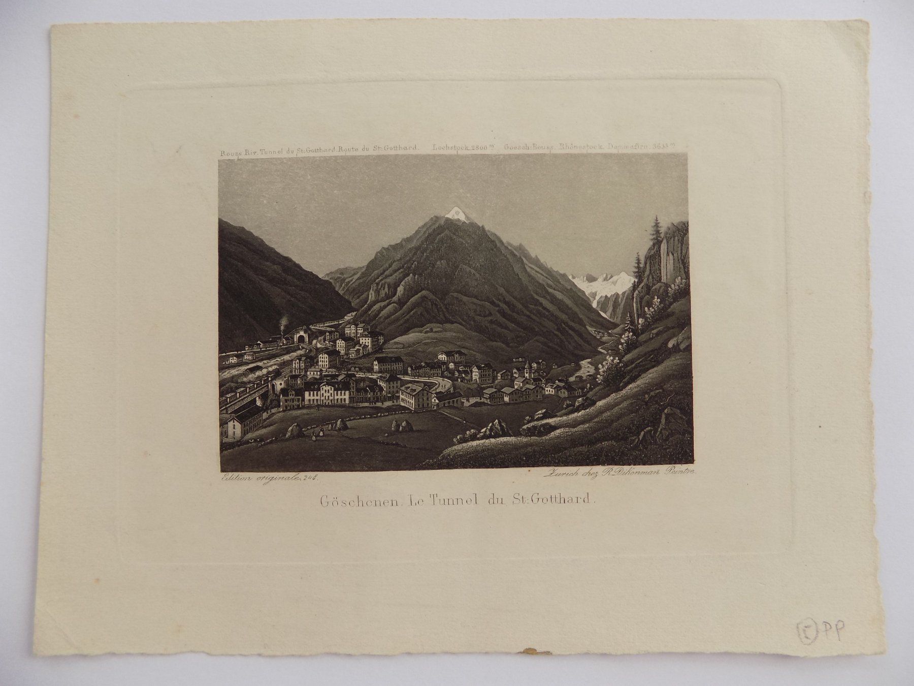 Gravures: Göschenen Gotthard – D'occasion à Risch par Rischli15 1