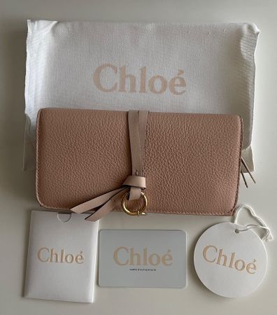 Chloé Alphabet Leder Portemonnaie