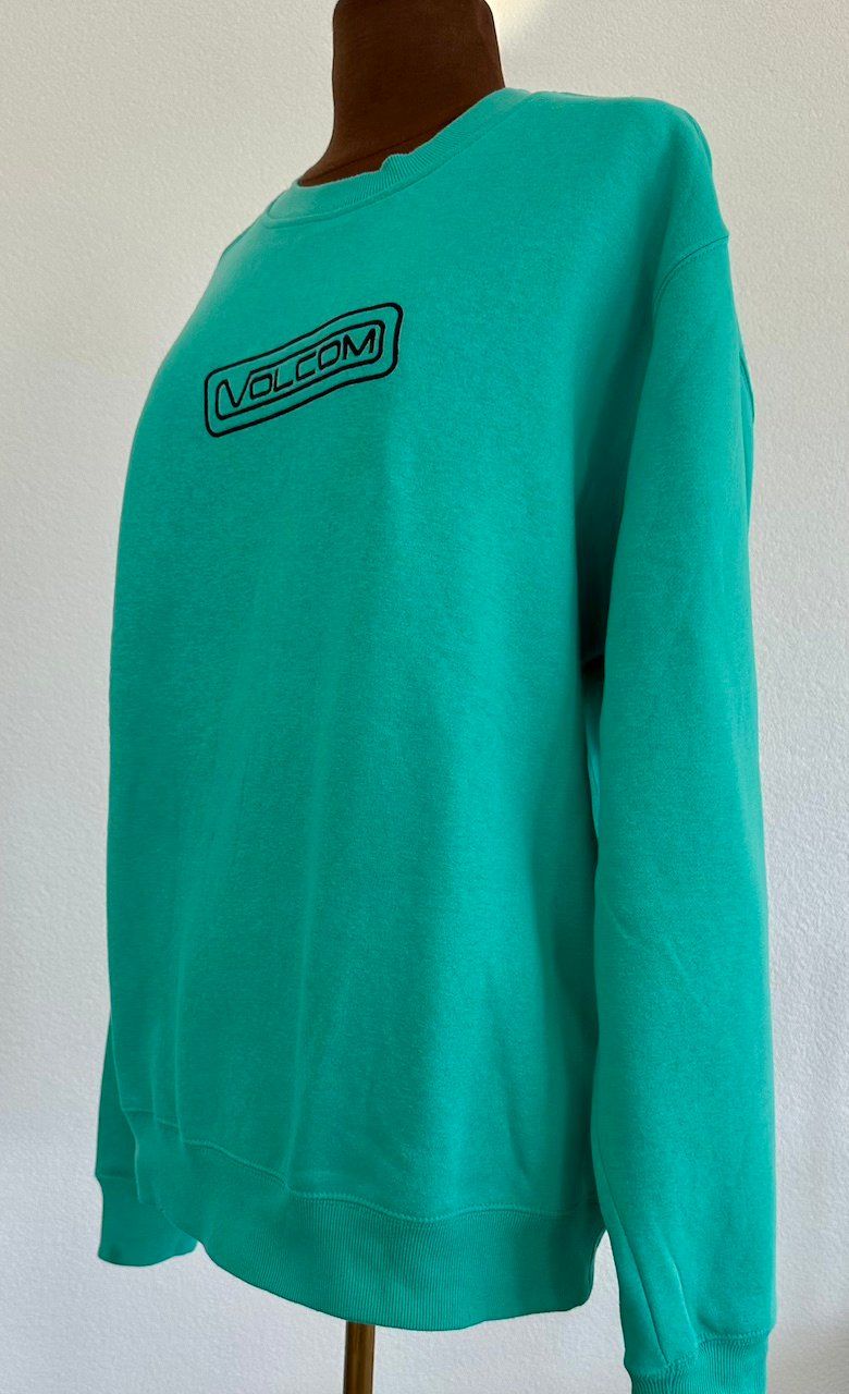 Pullover & Sweatshirts: Volcom Sweatshirt Pullover türkis – Gebraucht aus Ried-Brig von Challi 2