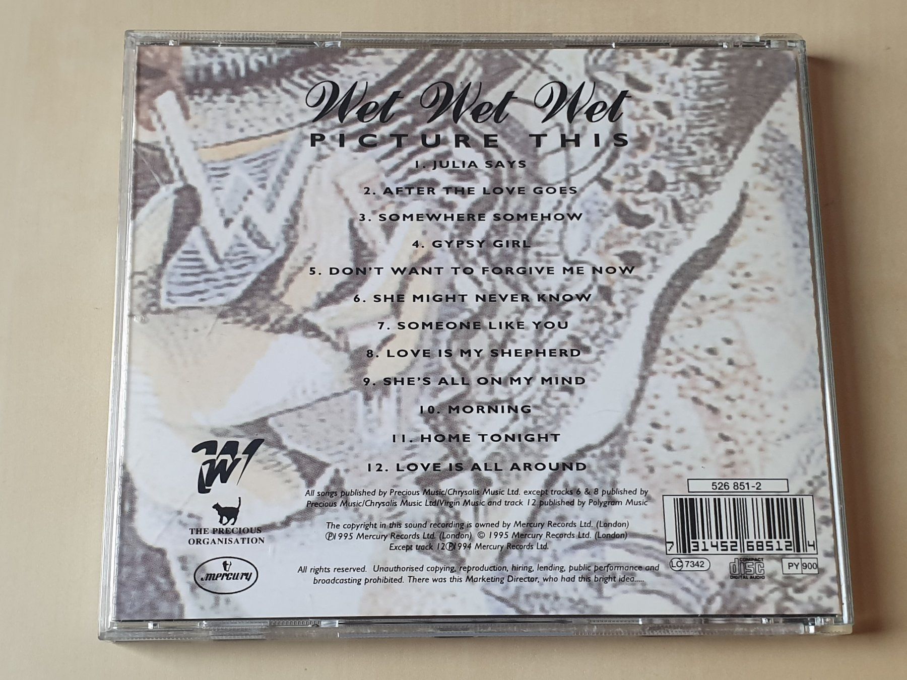 CD: Wet Wet Wet Picture this – Usato da Stansstad venduto da collectorsshop 1