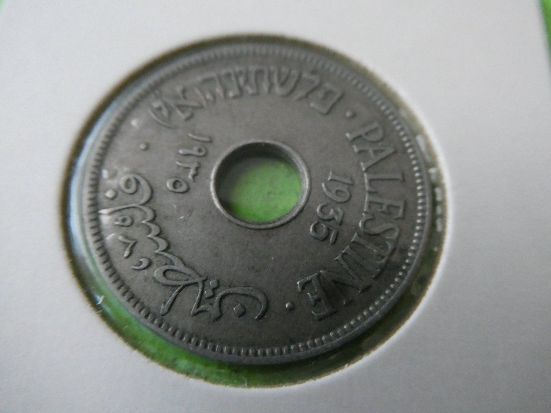 Tutti le monete: Palästina 1935, 10 Mils – Usato da Hinterforst venduto da Rohusri 1