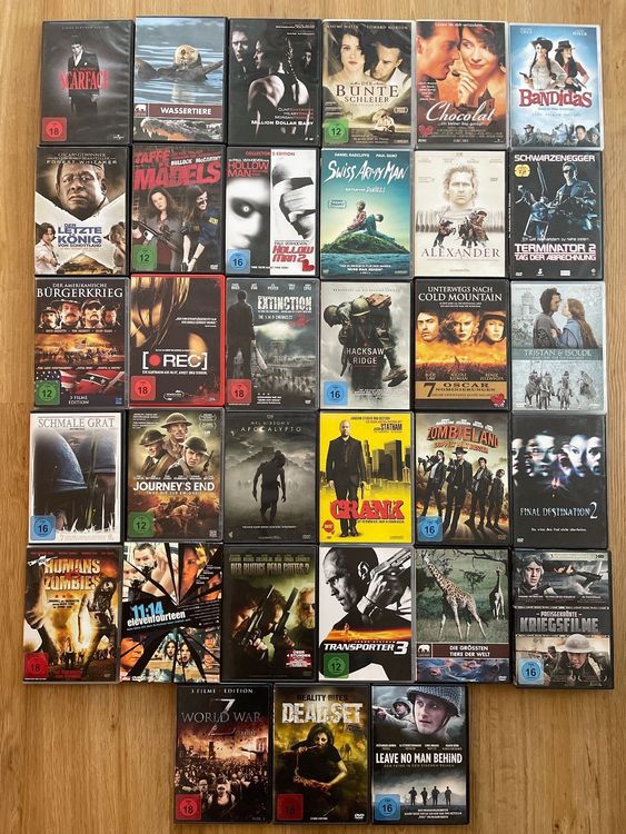 DVD 33 Stück Filme (Gebraucht) in Aarberg für CHF 1 – mit Lieferung auf ...