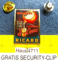 RICARD TOUJOUR L'APERITIV A L'EAU PIN mit SECURITY-CLIP