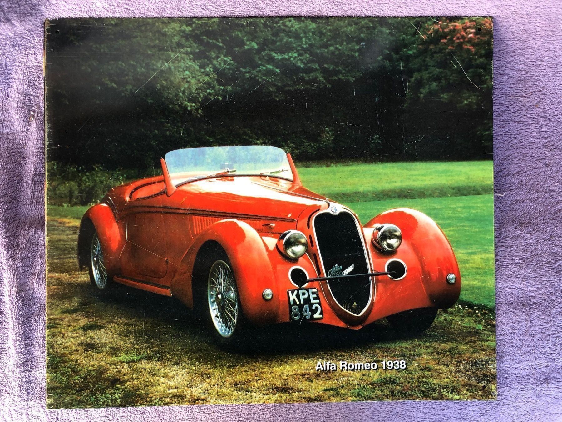 Schilder: Alfa romeo 1938 Cabrio Oldtimer classic – Gebraucht aus Reinach AG von rares75