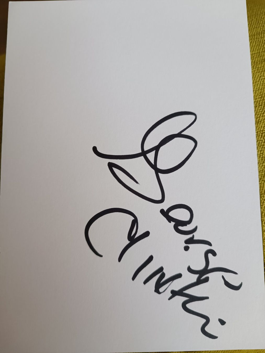 Autografi: George Clinton - persönlich gesammelt - verstorben – Usato da Menziken venduto da Artographs