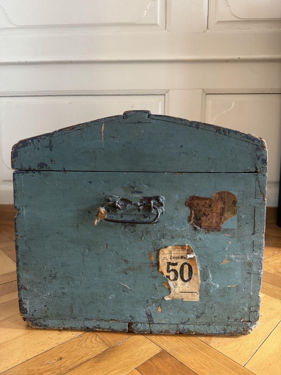 Truhen: Vintage Truhe alt blau – Gebraucht aus Solothurn von Ada00 1