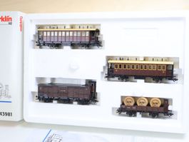 Märklin Pfalzbahn Wagen Set 43981 - Top Zustand