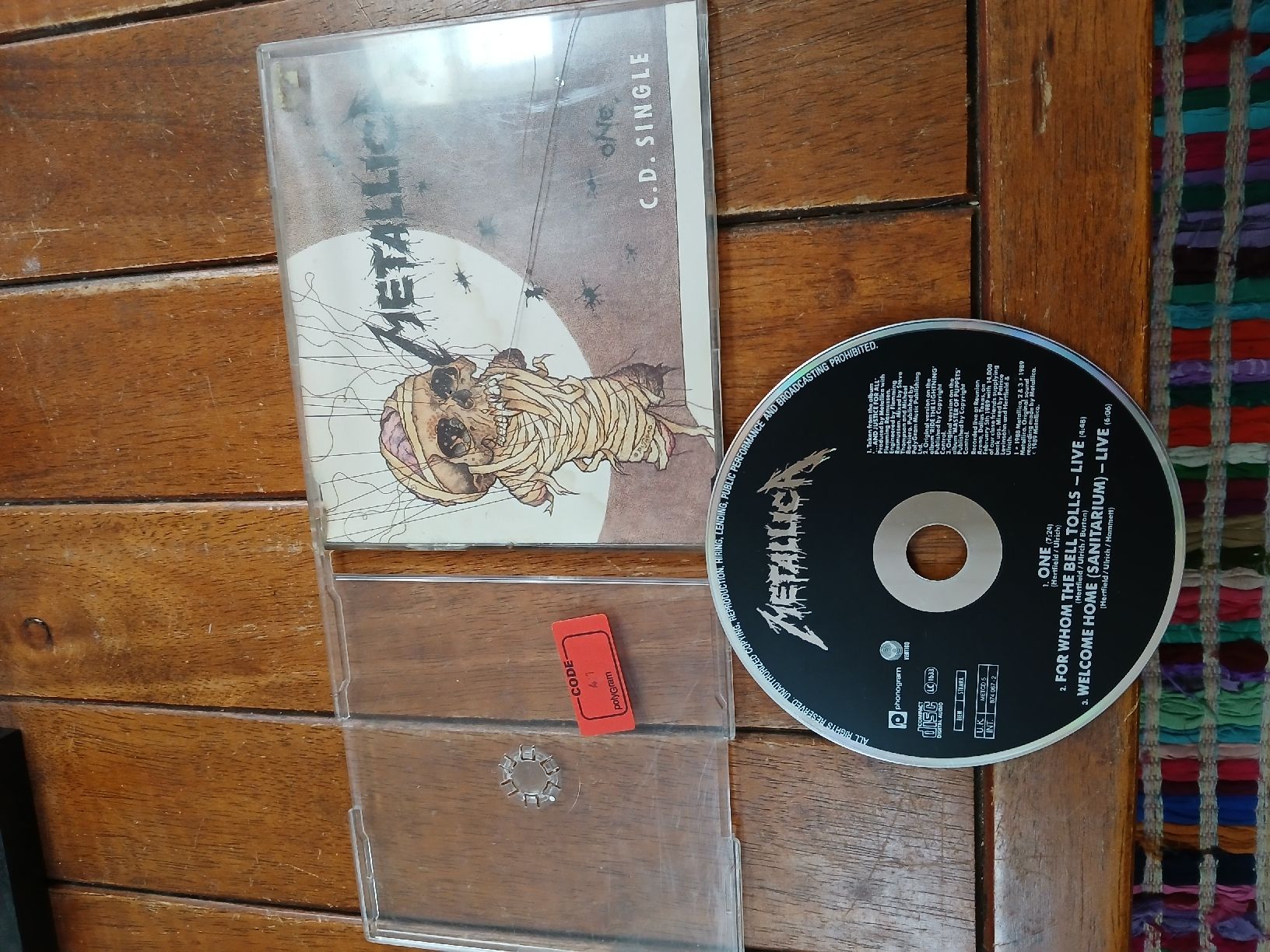 CDs: Metallica- one – D'occasion à St-Cergue par VeganWarrior