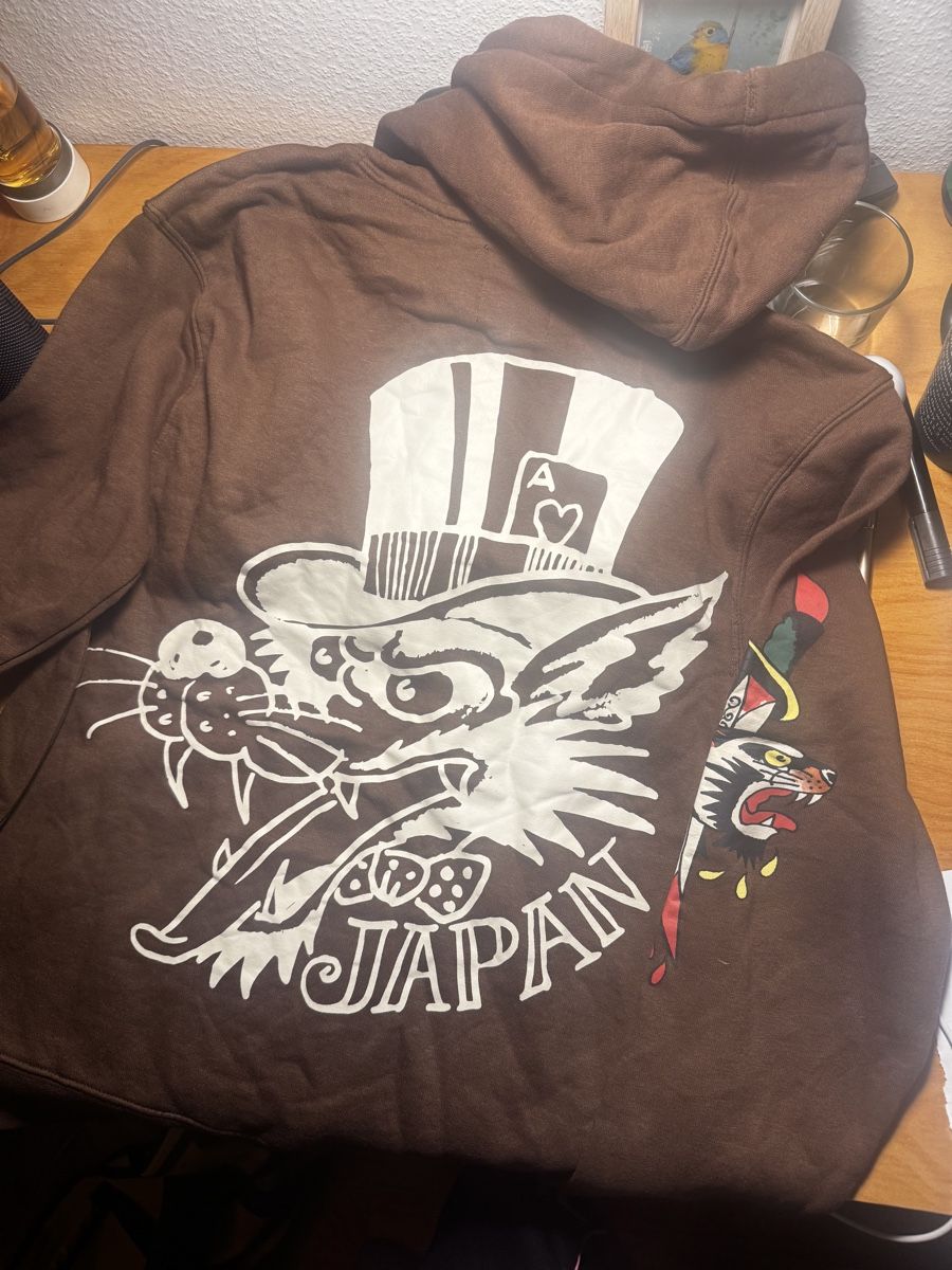 Ed Hardy Maglioni & Felpe: Sweat à capuche Ed Hardy marron taille M – Usato da Genève venduto da Thelimitedshop 4