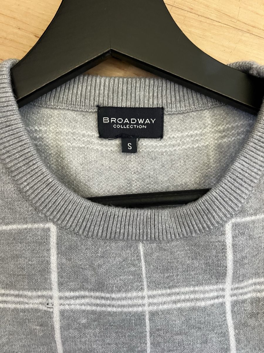 Maglioni & Felpe: Pullover Broadway Collection kariert grau Grösse S – Usato da moosseedorf venduto da andrina.salis 2