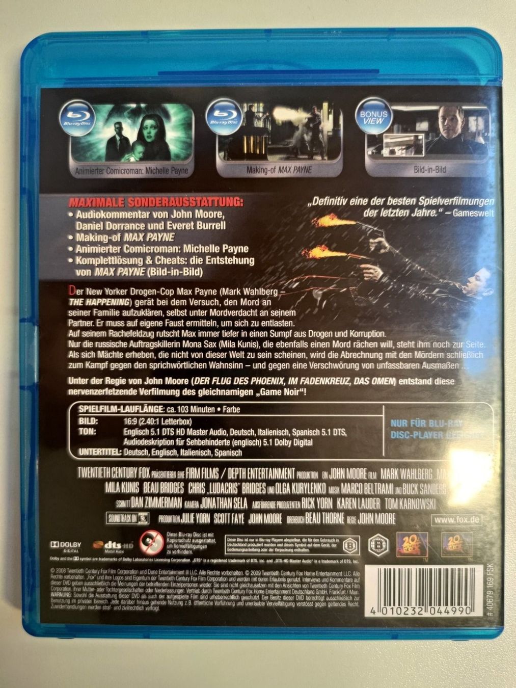 Tutti i DVDs: Max Payne / extended directors cut – Usato da Liestal venduto da Kratzilla 2
