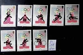 AMÉRIQUE BELIZE SÉRIE DE TIMBRES NEUFS** 1979. 24 € /MAI160