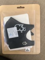 Black fabric mask
