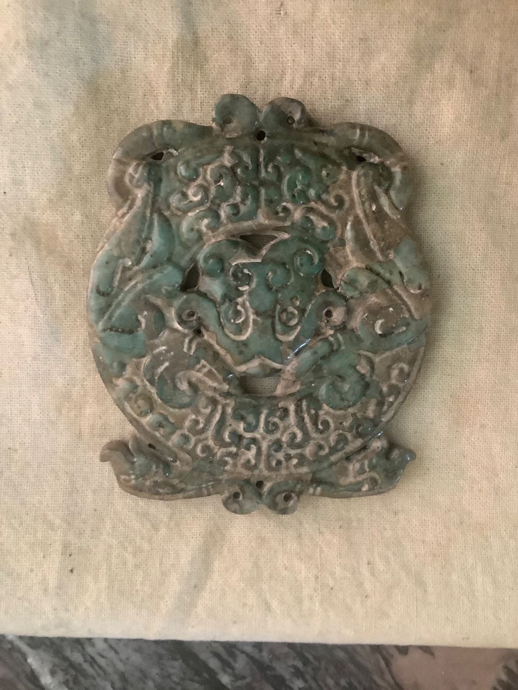 Ciondoli: Altes Jade Amulett – Usato da Zürich venduto da Albatros57 1