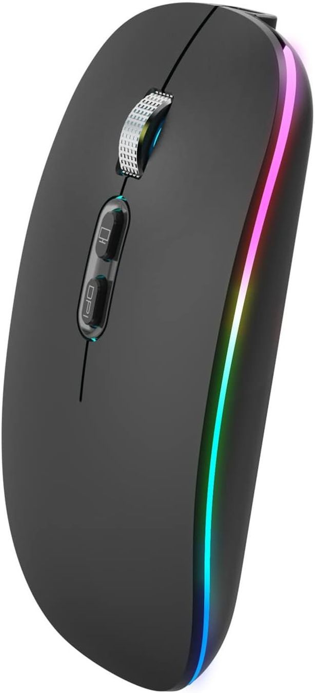 Mouse: Dual Mode Bluetooth Computer Akku Maus LED RGB USB-C – Nuovo e nell'imballaggio originale da Hundwil venduto da Equiply 3