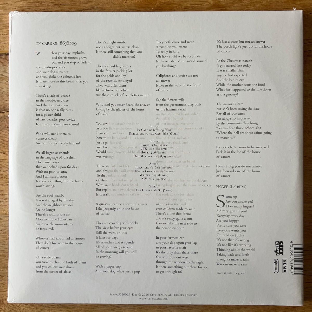 Vinyles: Lambchop - Flotus / 2 LP - 1. EU-Press. 2016 - NEW & Sealed – Neuf avec emballage d'origine à Gais par soundcave57 2