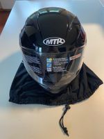 NEU, Motorradhelm MTR S-13, schwarz uni, Gr. XS