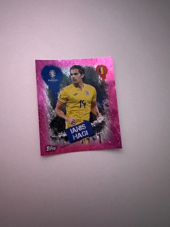 Topps Euro 2024 Autocollant Roumanie ROM PTW Ianis Hagi Joueur