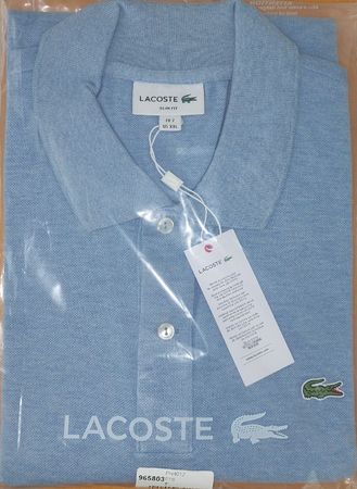 POLO LACOSTE XXL / 7 SLIM FIT AVEC EMBALLAGE D'ORIGINE BLUE