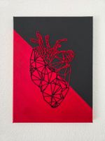 Exklusives Unikat: "Geometric Heartbeat" – Moderne Mixed-Med