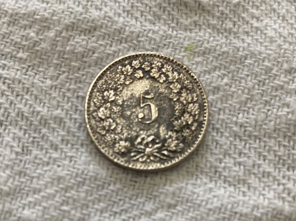 Tutti le monete: 5 centimes/rappen 1880 – Usato da Nyon venduto da Ilmi09 1