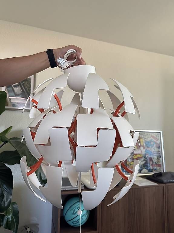 Ikea Lustres & lampes de plafonds: Ikea Hängeleuchte Weiss Deckenlampe – D'occasion à St. Gallen par Zega6