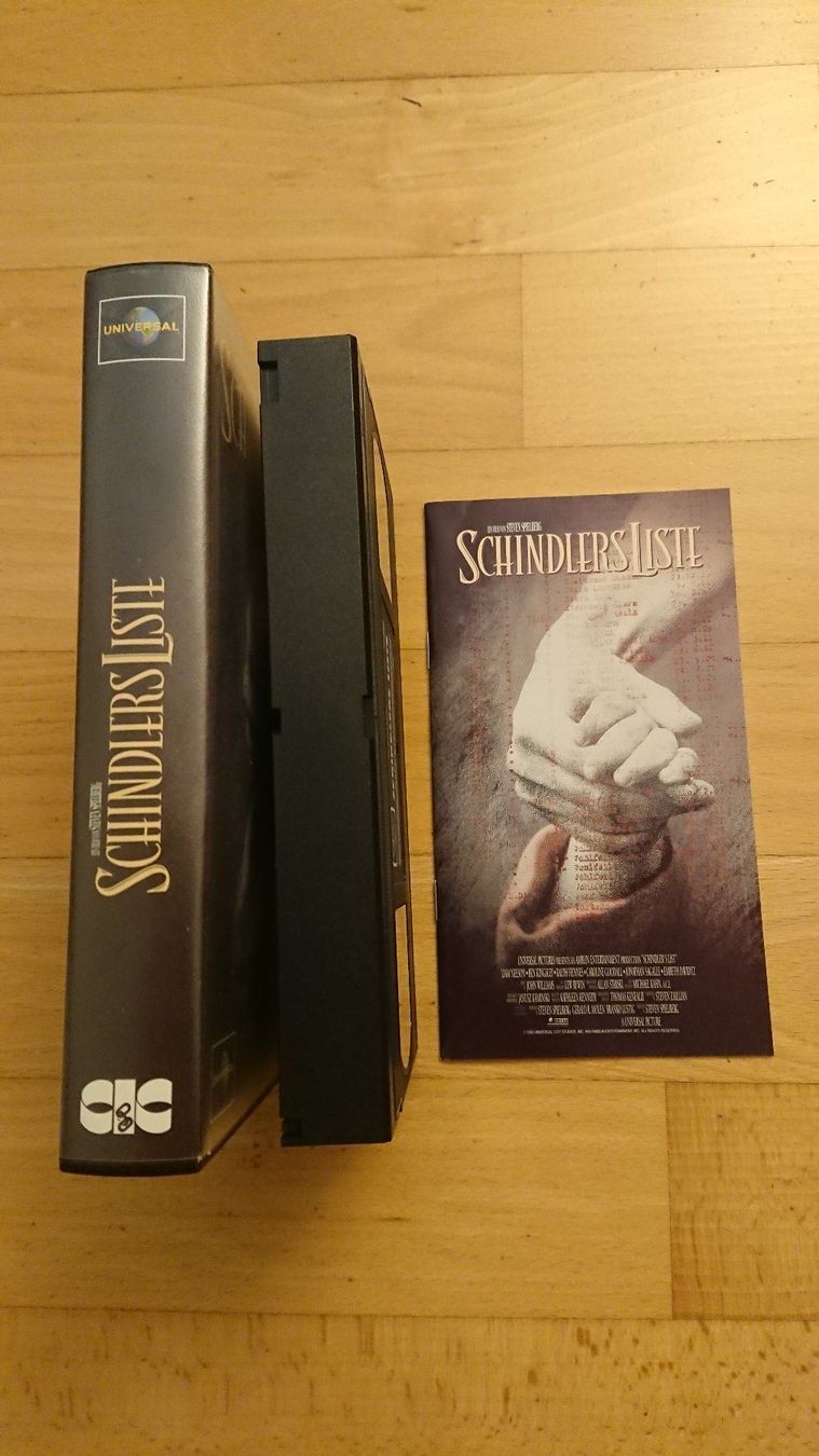 Tutti i VHS: Schindlers Liste - VHS – Usato da Egg b. Zürich venduto da orwell1984 3
