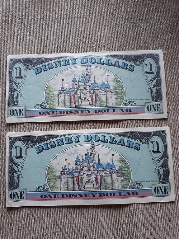 Banknoten: Original US-Disneydollars 1989 – Gebraucht aus Unterkulm von Timmi19 1