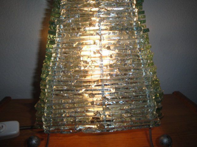 Lampade: Tischleuchte aus Glas – Usato da Zürich venduto da Paykan 7