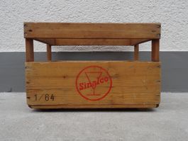 1 alte Holzkiste SINALCO 1964 Kiste Getränkekiste Harass