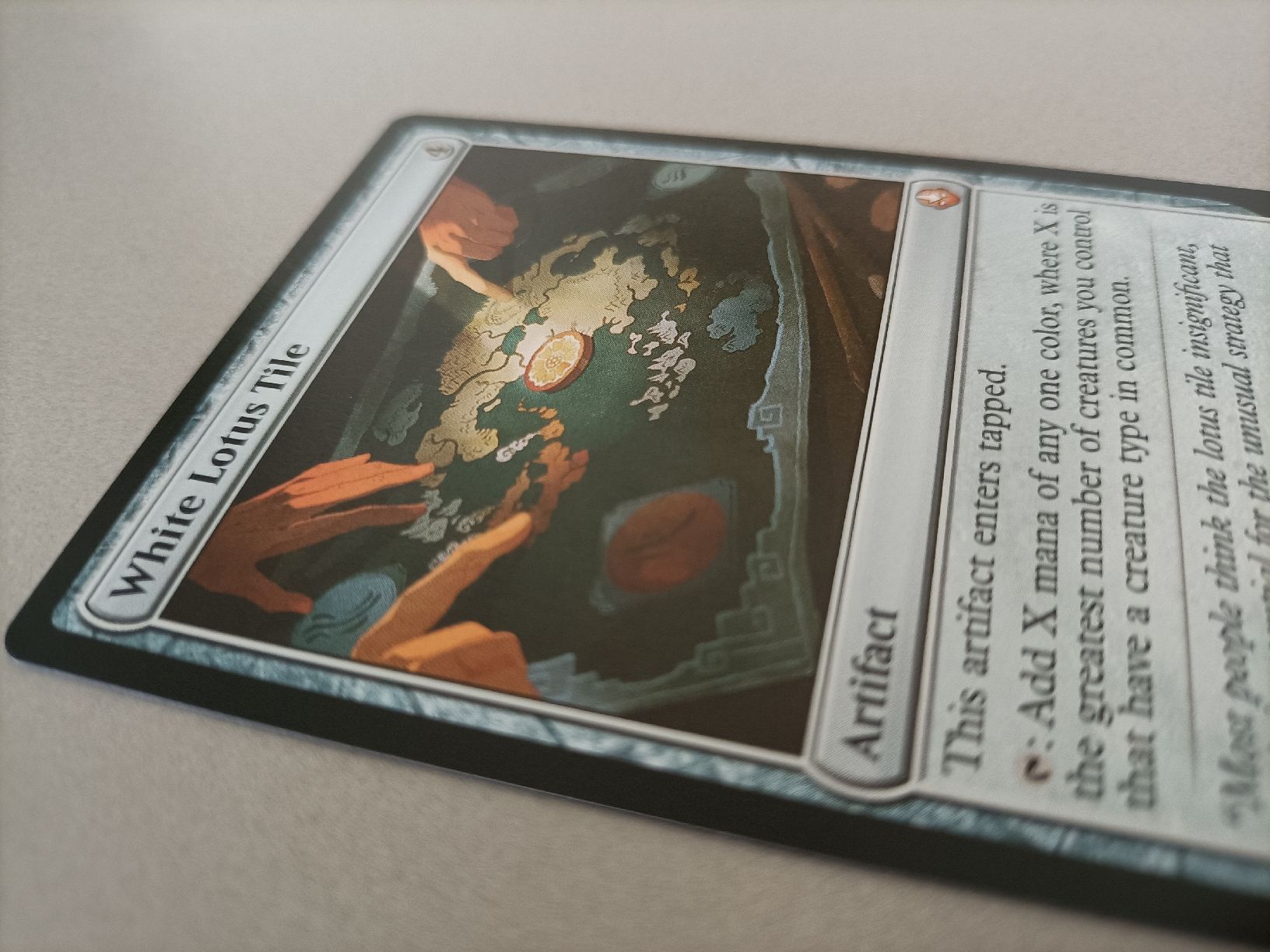 Magic The Gathering Carte collezionabili: White Lotus Tile - Magic TLA The Last Airbender – Nuovo (secondo la descrizione) da Schüpfen venduto da 13nick10 2