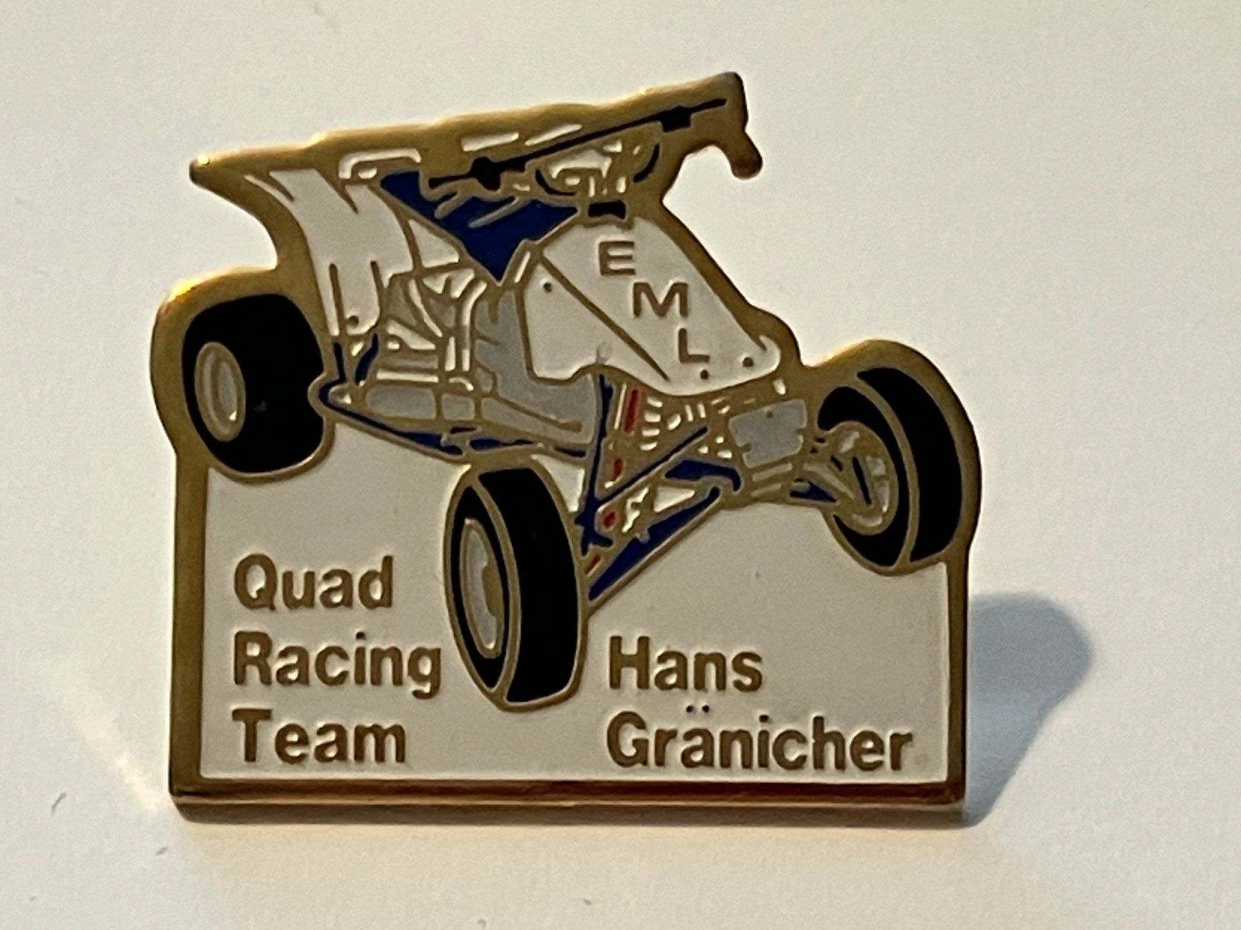 Placchette & Badge: 1 Pin Quad Racing Team - Hans Gränicher – Usato da Basel venduto da djwwpp