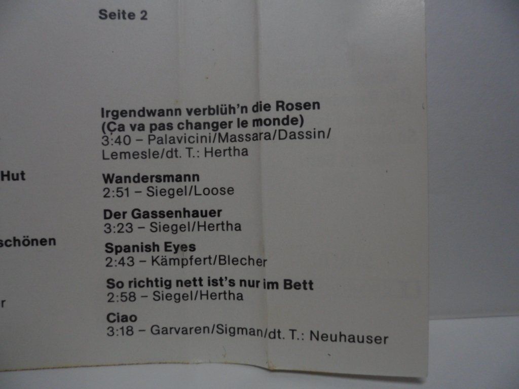 Musicassette: PETER  ALEXANDER   Schlager Rendezvous – Usato da Langnau i. E. venduto da gf2_29jt 3