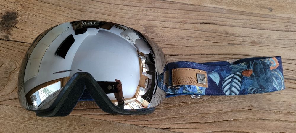 Roxy Moonride Snowboardbrille Für Frauen – Zylindrische Doppelglas-Technologie, 100% UV-Schutz | Mittlere Passform, Kategorie 3