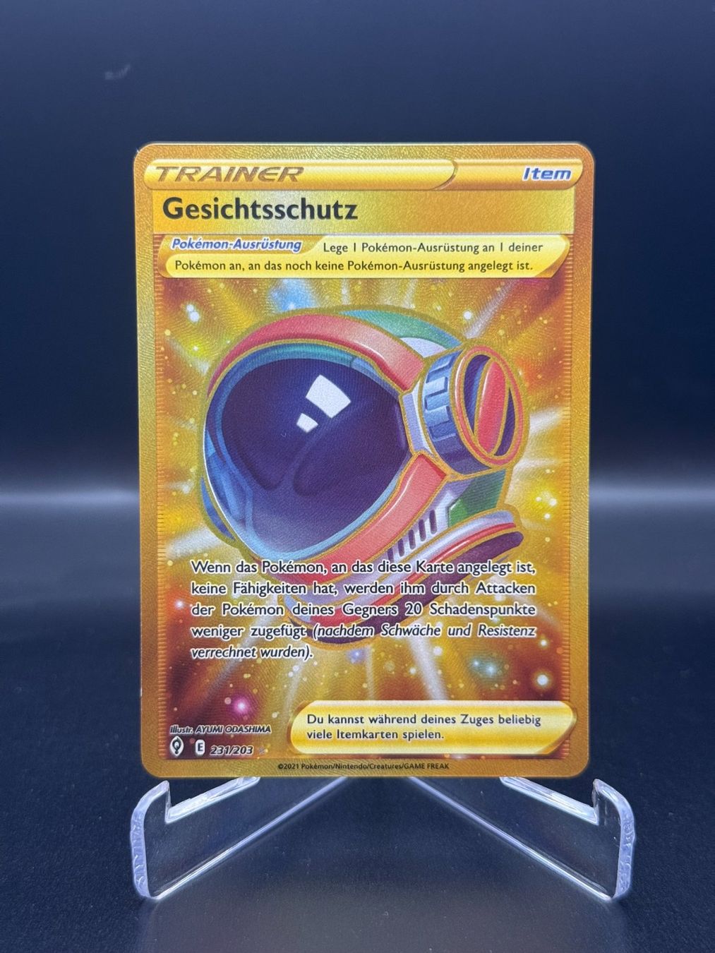 Pokémon Carte collezionabili: Gesichtsschutz (EVS 231) – Usato da Birmensdorf ZH venduto da SnorlaxMail