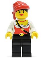 Lego Piratenfrau Set 6250 (pi057)-seltene Figur