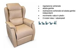 Poltrona elettrica con varie opzioni