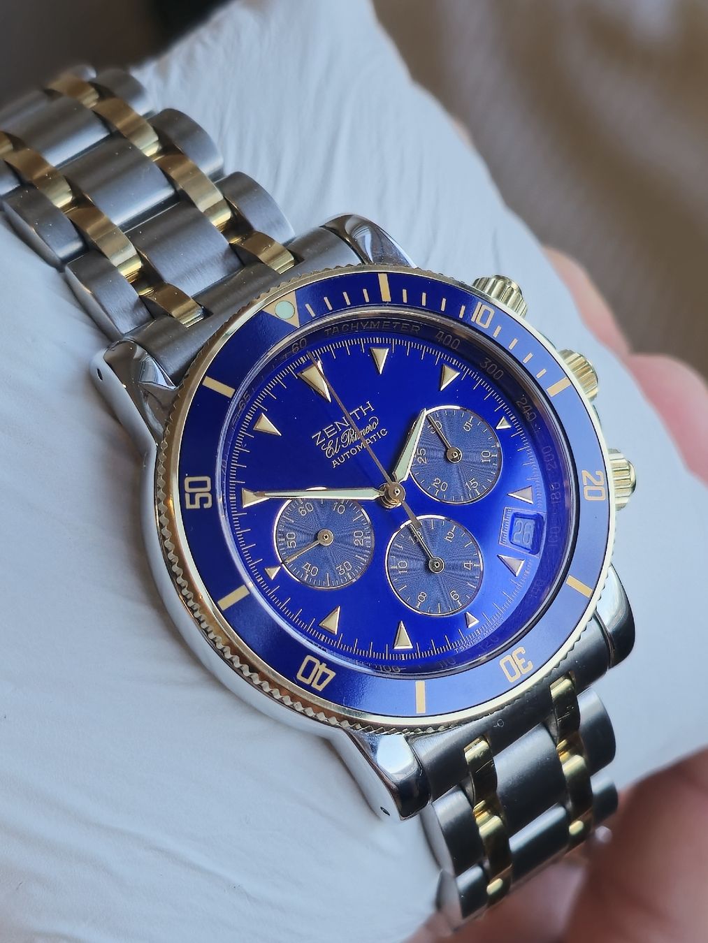 Zenith Orologi: Zenith El Primero Chronograph Ref. 53.0471.400 Rainbow – Usato da Basel venduto da TimelessWanderer