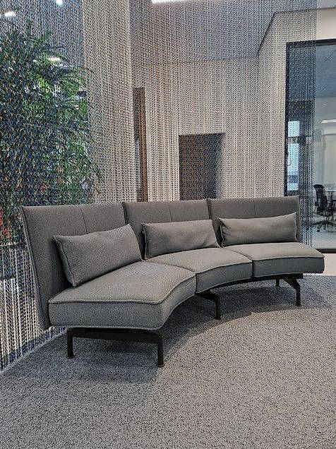 Vitra Sofas: 3er Sofa grau/blau melange VITRA – Gebraucht aus Opfikon von Steiger24 2