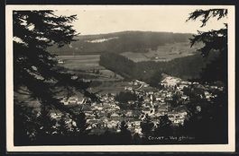 AK Couvet, Vue générale, 1929