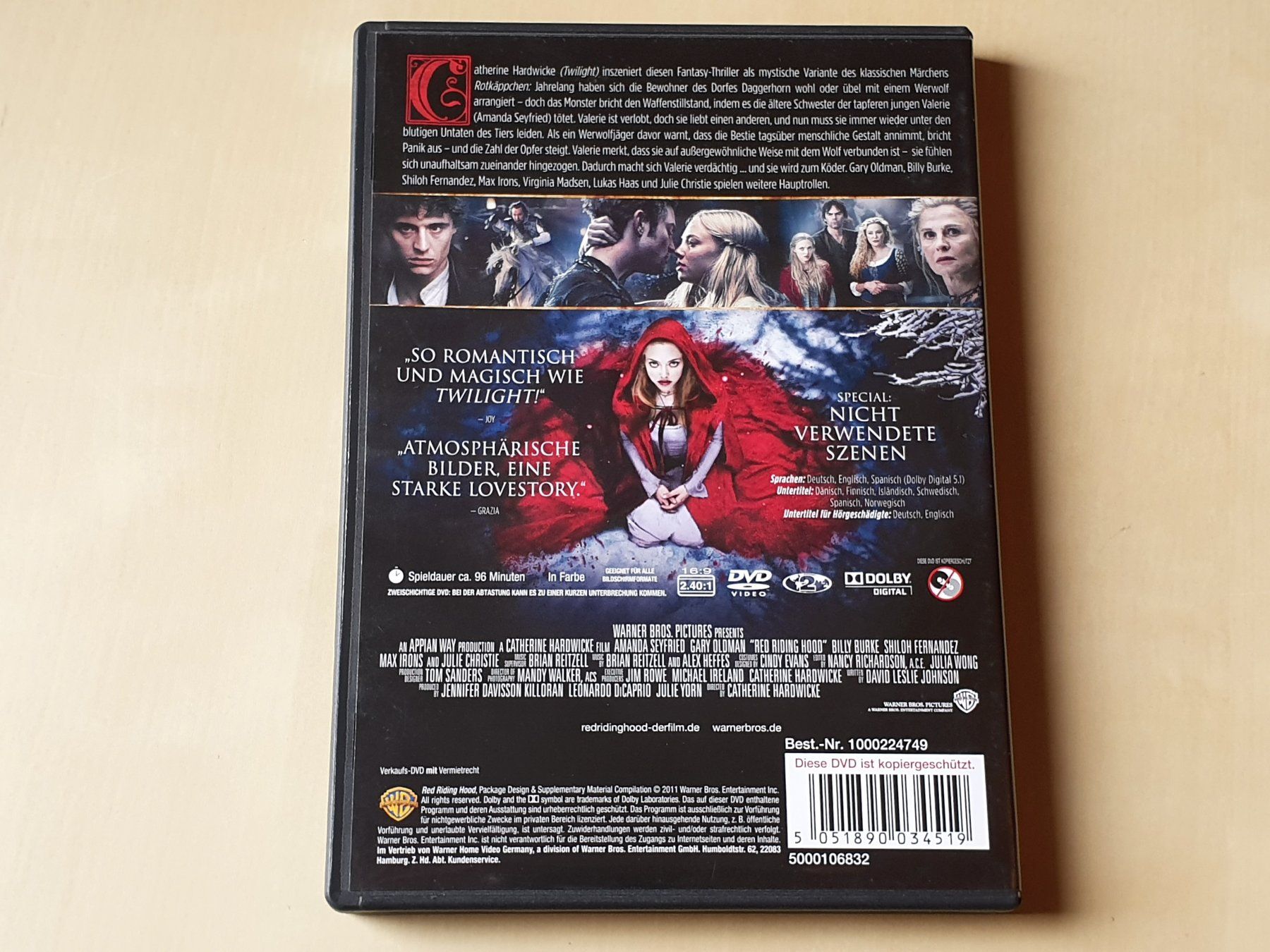 Tous les DVDs: Red Riding Hood – D'occasion à Stansstad par collectorsshop 1